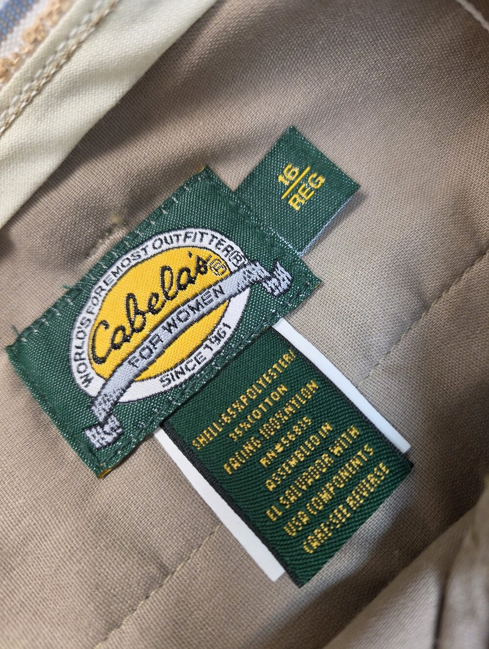 WOMENS 16 REG. Cabela's